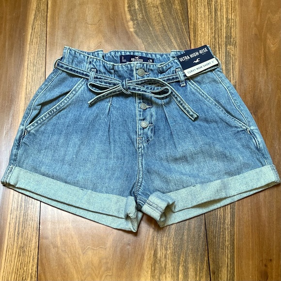 Hollister Paperbag Denim Short - Picture 1 of 4